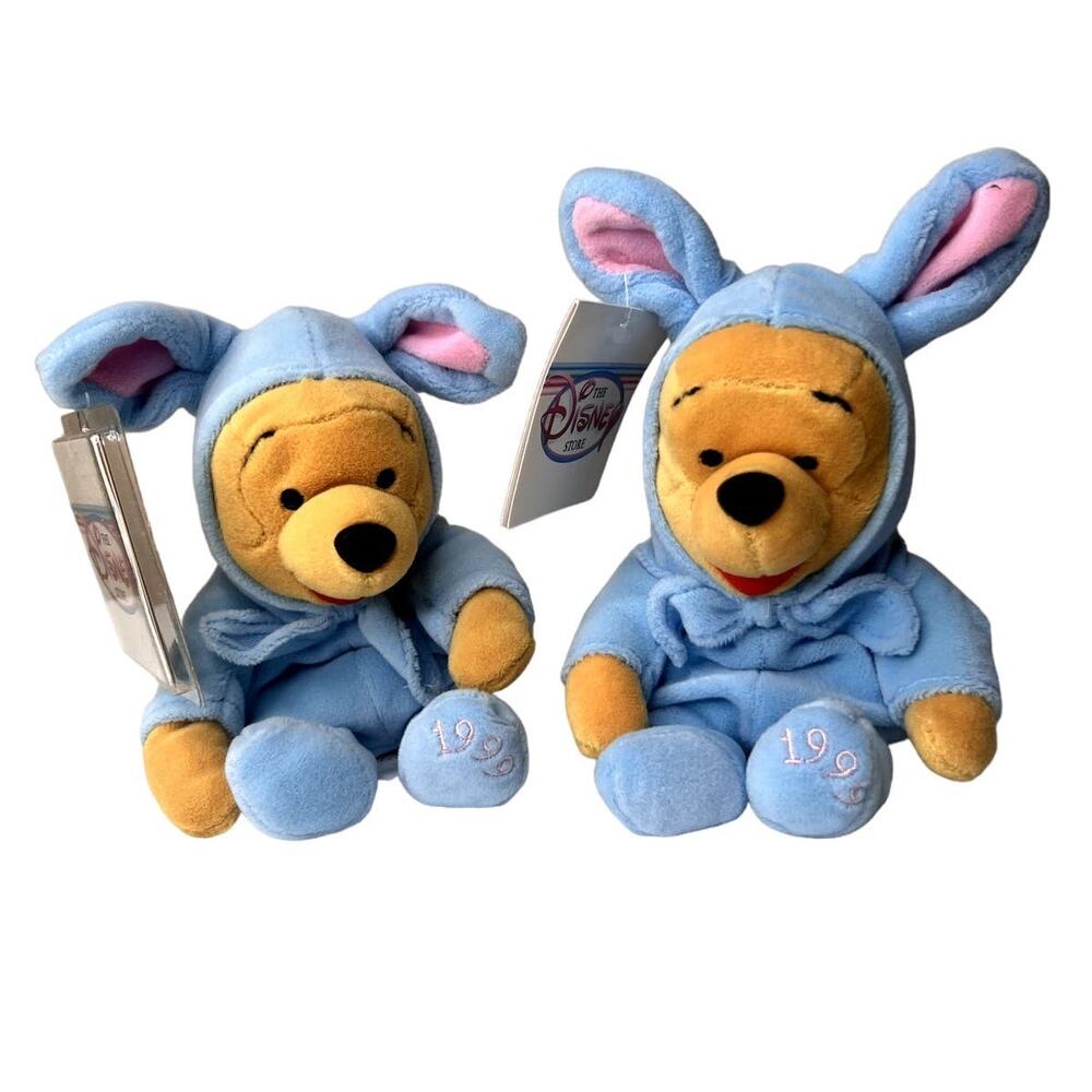 1999 The Disney Store EASTER BUNNY POOH